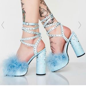 Fluffy heels